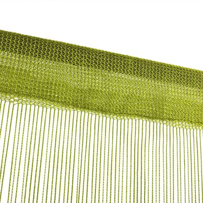 vidaXL nöörkardinad 2 tk, 100 x 250 cm, roheline