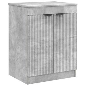 vidaXL Vannitoa kapp Betoonhall 54 x 41 x 70 cm Tehispuit