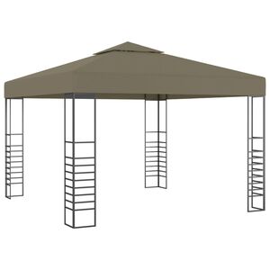 vidaXL varikatus 3 x 3 m, pruunikshall 180 g/m&sup2;