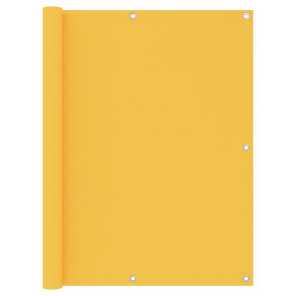 vidaXL r&otilde;dusirm, kollane, 120 x 500 cm, oxford-kangas