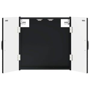 vidaXL Dartboardi kapp HOORN Must 52,5 x 10,5 x 53,5 cm Tehispuit