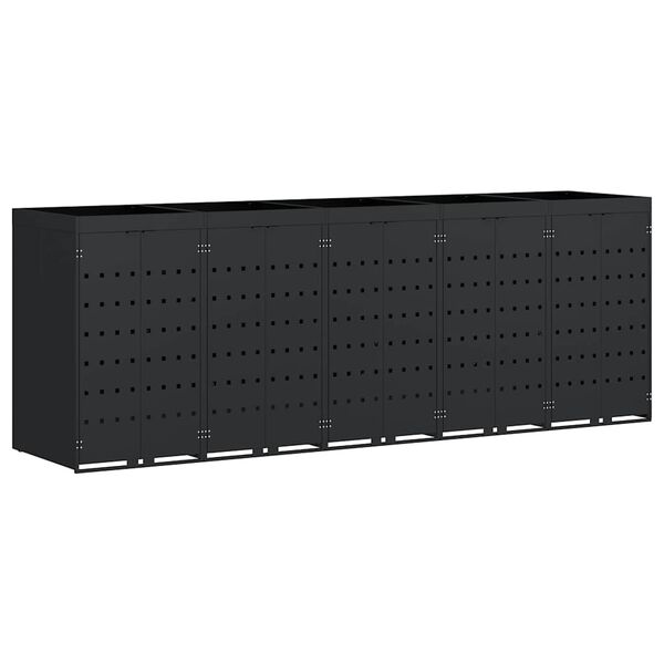 vidaXL Ratta pr&uuml;gikasti hoidmine 5 pr&uuml;gikasti jaoks Must