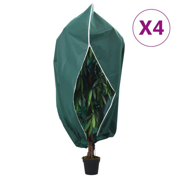 vidaXL lukuga taime fliiskatted 4 tk, 70 g/m&sup2;, 2,36x2 m