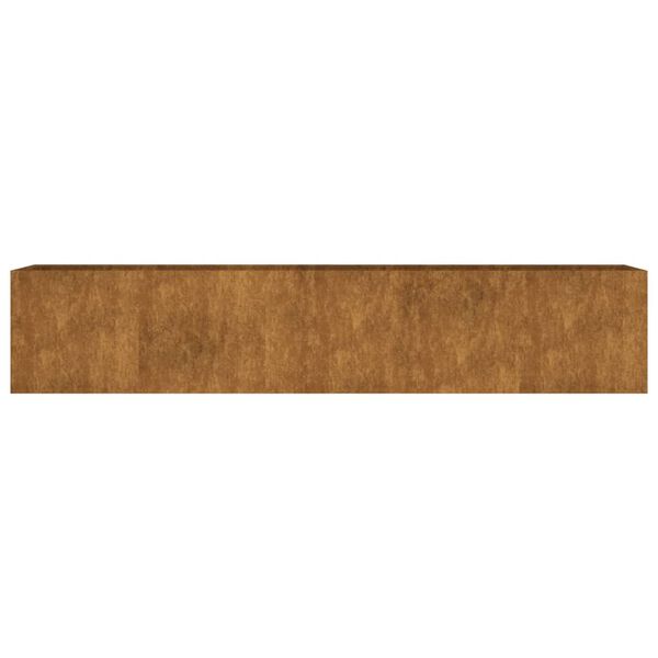 vidaXL taimekast, 200 x 40 x 40 cm, Corten-teras