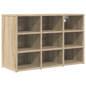 vidaXL Kinga kapp riiuliga Sonoma tamm 77,5 x 30 x 51 cm Tehispuit
