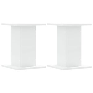 vidaXL taimealused 2 tk, valge, 30 x 30 x 40 cm, tehispuit