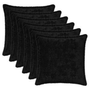 vidaXL Diivanipadi 6 tk HOUTEN Must 30 x 30 cm Vale k&uuml;&uuml;liku