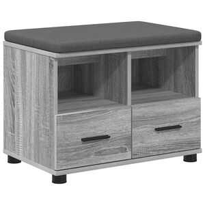 vidaXL Hallipink padjaga sahtliga riiuliga Hall Sonoma 60 x 38 x 46 cm