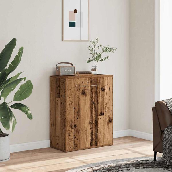 vidaXL puhvetkapp Old Wood 60x30x75 cm Engineered Wood