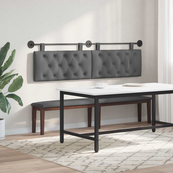 vidaXL Rippuv Peatoe Tumehall 190 x 55 x 7 cm kangas