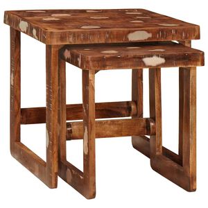 vidaXL &Uuml;ksteise alla mahtuvad lauad 2 tk Pruun 46 x 46 x 45 cm