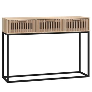 vidaXL konsoollaud, 105 x 30 x 75 cm, tehispuit ja raud