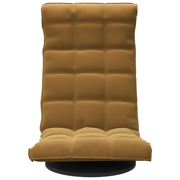 vidaXL pöörlev põrandatool, pruun, samet