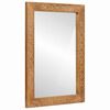 vidaXL Vannitoa peegel Ristk&uuml;lik peegliga Helepruun 50 x 2,5 x 70 cm