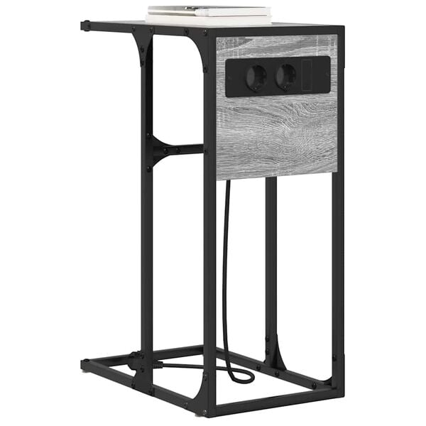 vidaXL &Ouml;&ouml;lambi kapp Hall Sonoma 41,5 x 26 x 60,5 cm Tehispuit