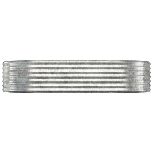 vidaXL aia taimelava, galvaniseeritud teras, 175x100x36 cm, h&otilde;bedane