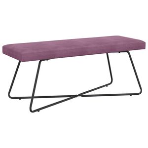 vidaXL pink &Uuml;ksv&auml;rviline Lilla 110 x 40 x 45 cm Samet