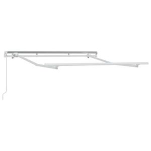 vidaXL Kailastud raam Valge 2,5 x 2 m Metall