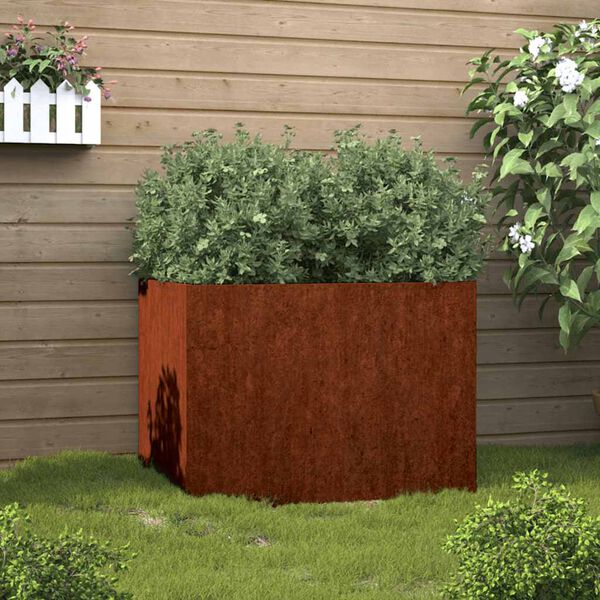 vidaXL taimekast, 62x47x46 cm, Corten teras
