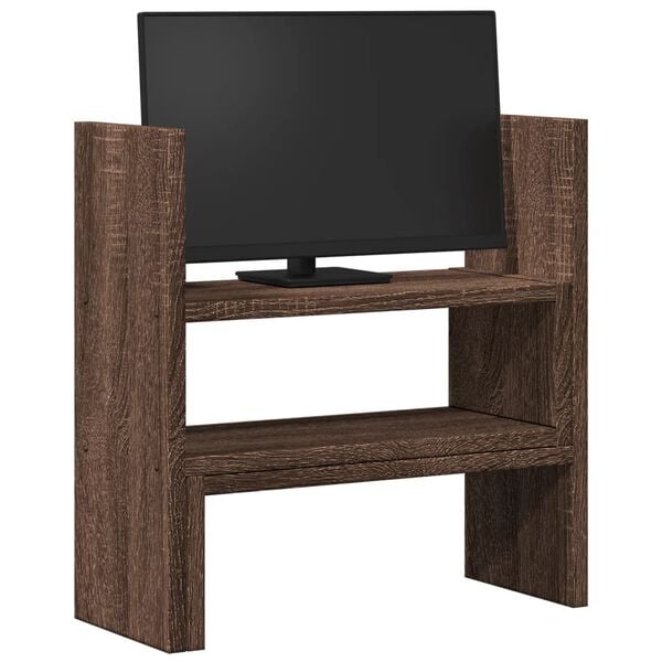 vidaXL kirjutuslaua korrastaja, pruun tamm, 40x17x41 cm, tehispuit