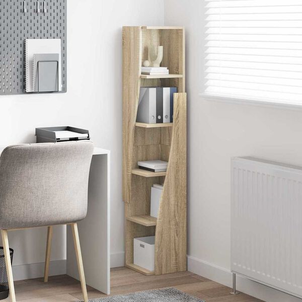 vidaXL Nurgakapp Sonoma tamm 27,5x27x140cm Tehispuit