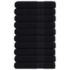 vidaXL saunalinad FROGN 10 tk, must, 80x200 cm, 360 g/m&sup2;