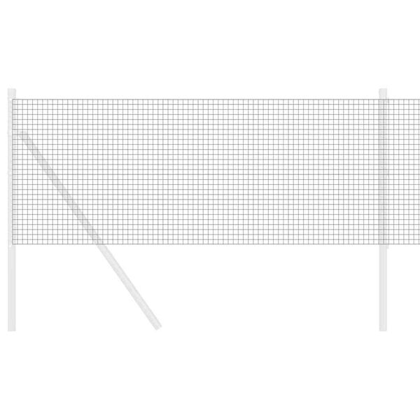 vidaXL Keevitatud Traadi Aed Hall 0.6 x 25 m