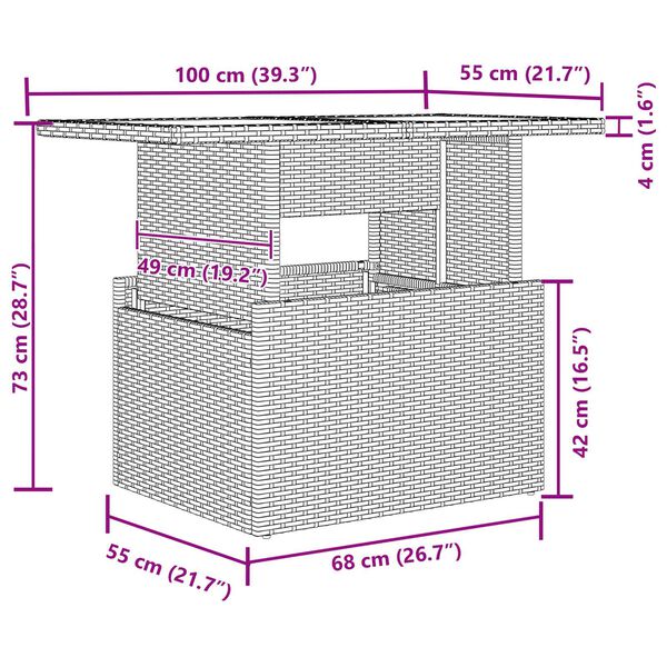vidaXL Aia Diivanikomplekt padjaga 5 pcs Beež Polürooster