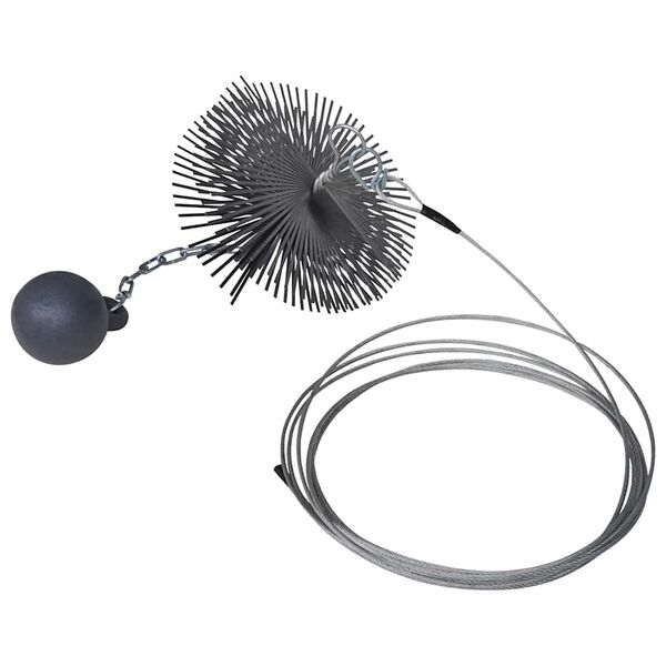 &Uuml;mmargune korstnapuhastushari, diam. 20 cm