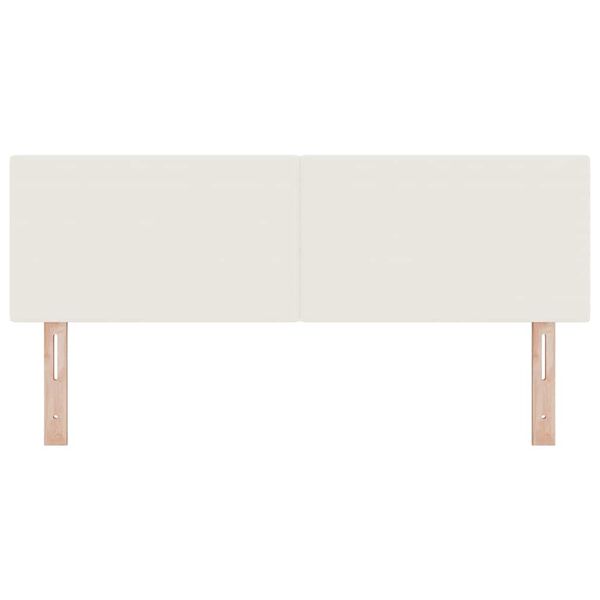 vidaXL Peats peaga cream 144 cm Kunstnahk