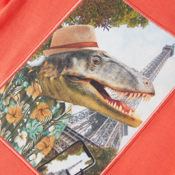 Laste T-s&auml;rk, helepunane, 140