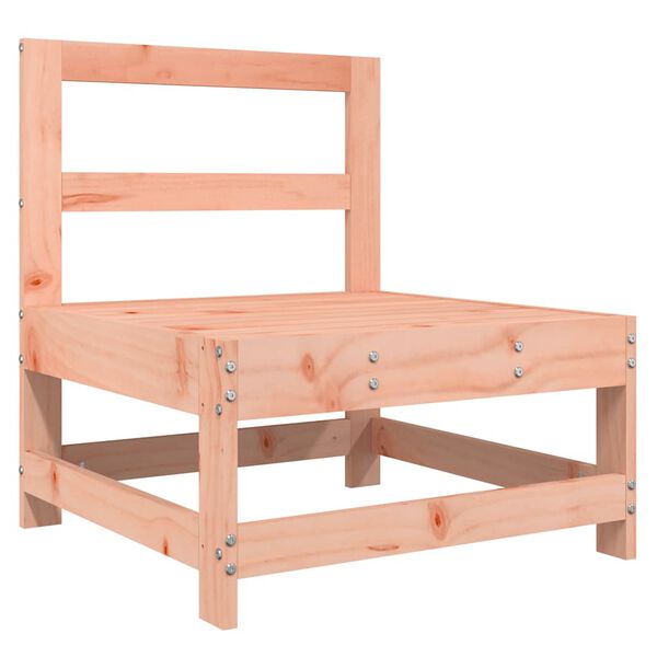 vidaXL keskmine diivaniosa patjadega, ebatsuuga puit