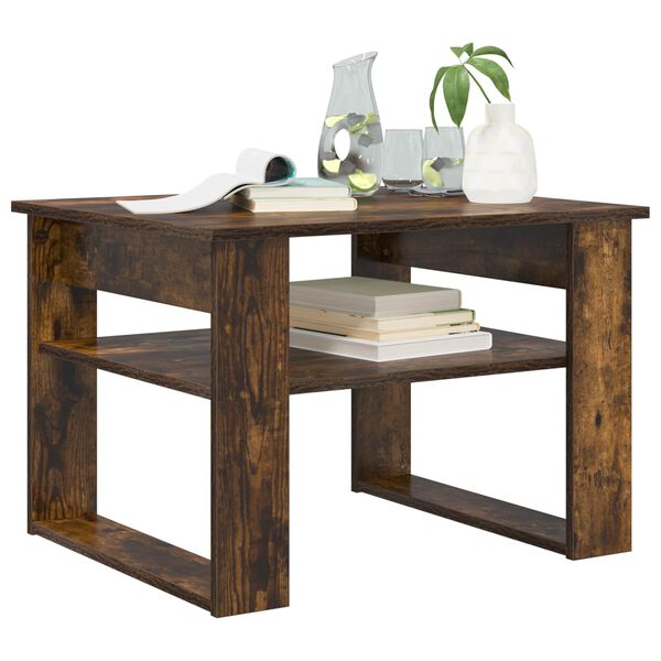 vidaXL Kohvilaud Suitsetatud tamm 64 x 54 x 44 cm Tehispuit