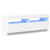 vidaXL telerialus LED-tuledega, valge, 100 x 35 x 40 cm
