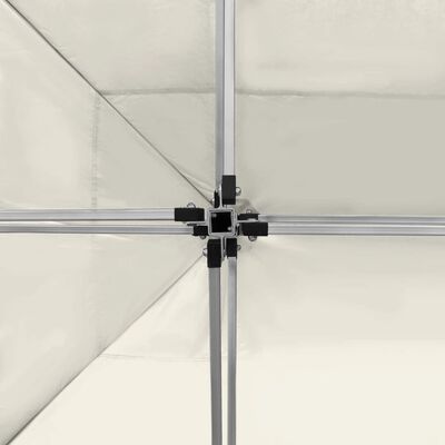 vidaXL kokkupandav peotelk, alumiinium, 4,5 x 3 m, kreemjas
