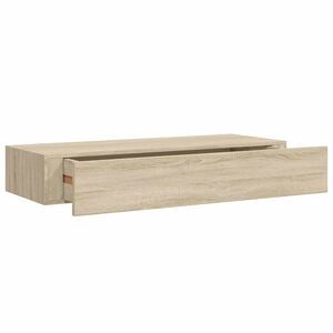 vidaXL sahtliga seinariiul, tamm, 60 x 23,5 x 10 cm, MDF
