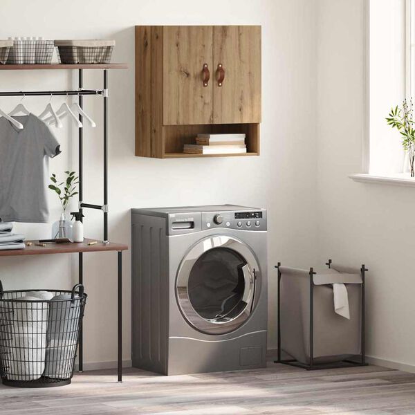 vidaXL Seinekapp käsitöötamm 60 x 31 x 70 cm Tehispuit