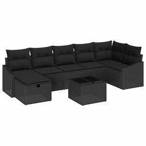 vidaXL Diivanikomplekt padjaga 8 pcs pol&uuml;rotang