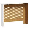 vidaXL radiaatorikatted 2 tk, valged, 112 x 19 x 81,5 cm, MDF