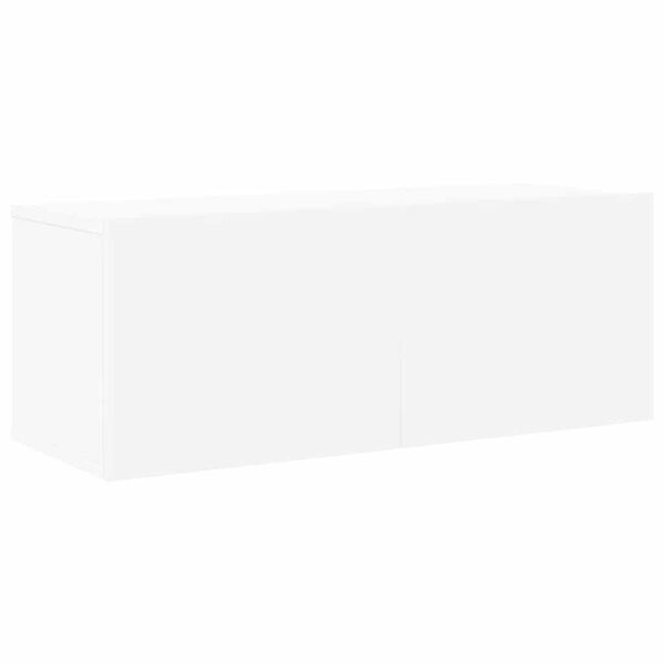 vidaXL 8-osaline telerikappide komplekt, valge, tehispuit