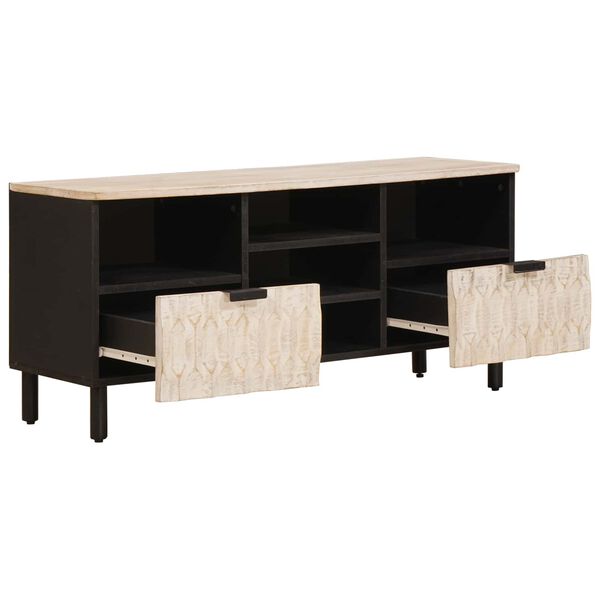 vidaXL Telerikapp sahtliga Valge pesu viimistlus 100 x 33 x 46 cm