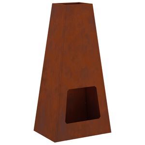 vidaXL L&otilde;kkekoht Pruun 50 x 35 x 100 cm terase t&uuml;&uuml;p