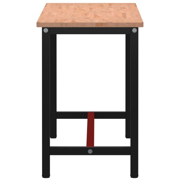 vidaXL t&ouml;&ouml;laud, 150 x 55 x 81,5 cm, p&ouml;&ouml;kpuu ja metall