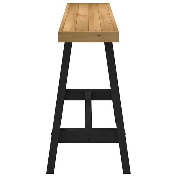 vidaXL konsoollaud NOAIN A-kujulised jalad 120x30x75 cm