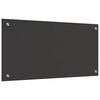 vidaXL Kögi Splashback 2 pcs Tumehall 80 x 40 cm karastatud klaas