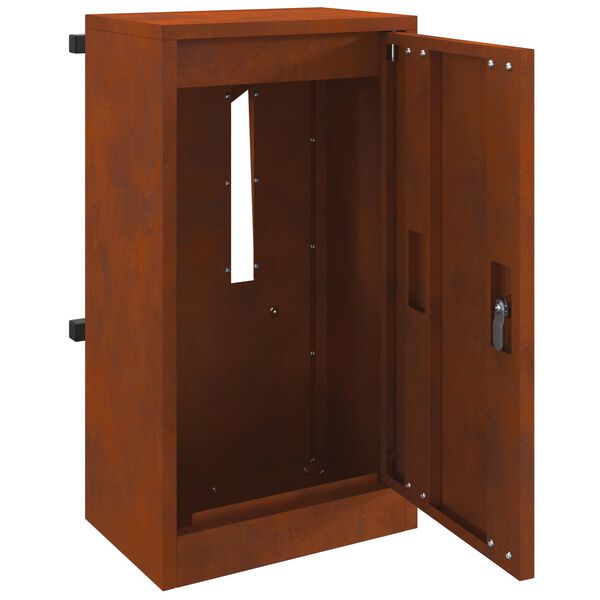 vidaXL postkast ladustamisega Rooste 30 x 20 x 55 cm terase t&uuml;&uuml;p