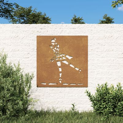 vidaXL aia seinakaunistus, 105x55 cm, Corteni teras, baleriini disain