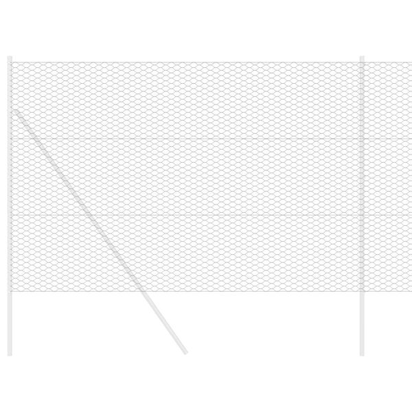 vidaXL Heksagonaalne tara Hall 1.5 x 10 m Teras