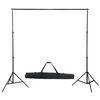 vidaXL fotostuudio komplekt valgustuse, taustapildi ja reflektoriga