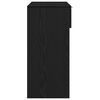 vidaXL Konsoollaud sahtliga Must tamm 90 x 36 x 75 cm Tehispuit
